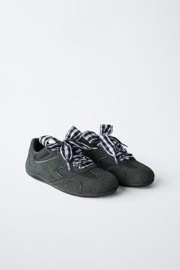 GINGHAM TRAINERS - Zara фото 3