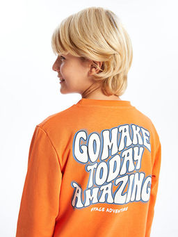 Bisiklet Yaka Erkek ?ocuk Sweatshirt - Waikiki фото 6