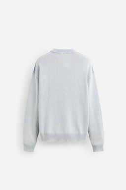 WASHED REVERSE EFFECT SWEATER - Zara фото 18