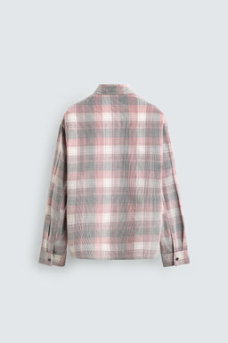 CORDUROY CHECK SHIRT - Zara фото 16