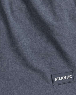 ATLANTIC KMB-215 Шорты мужские пляжные Jeans Effect темно-синий  фото 3