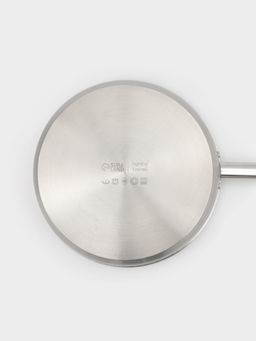 Сковорода - сотейник Hanna Knövell, 4.4 л, d=28 см, h=7.5 см, толщина стенки 0.6 мм, индукция, нержавеющая сталь, серебристая