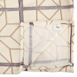 Плед/покрывало 220х200см "Архангельский", велсофт "Bamboo" набивной, полиэстер 100%, плотность 260г/м2, упаковка: 20х33см пояс бумажный, "Домашняя мода" (Россия)