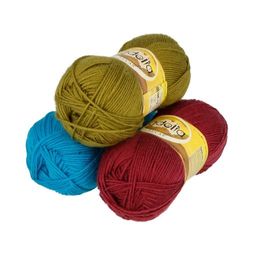 Пряжа ADELIA LUCAS 70% шерсть, 30% акрил 5 шт. х 100 г 218 м  10 м