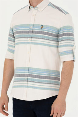 Мужская рубашка с длинным рукавом Stone - U.s. polo assn фото 6
