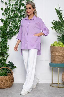 Рубашка Безупречный вкус (сиреневая) Б13626-29М - Lt collection фото 4