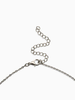 Цена за 2 шт. Кулон на цепочке "Черешня", цвет бордово-зелёный в серебре 40+удл