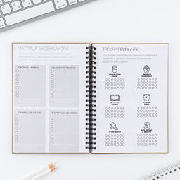 Еженедельник А5, 86 листов Я могу. Делаю в твердой обложке с тиснением - Artfox фото 8