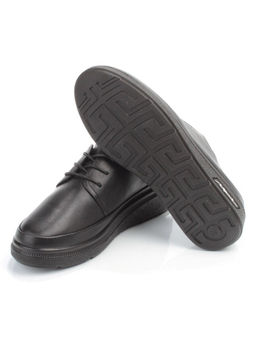 03-5313 BLACK Полуботинки женские (натуральная кожа)