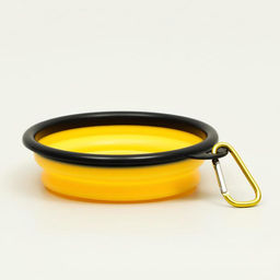 Цена за 2 шт. Миска силиконовая, складная, 350 мл, 13 см, оранжевая - Пижон фото 5