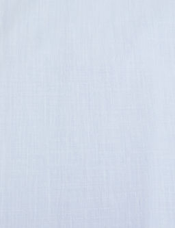 A__k Mavi %100 Pamuk Keten G_r_n_ml_ Slim Fit Uzun Kollu G_mlek