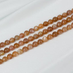 Бусины для украшений из Лунного камня (46 бусин) 39 см