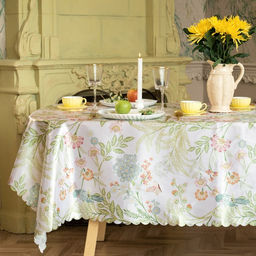 Скатерть Доляна. Летние цветы 145?220 см, 100% п/э