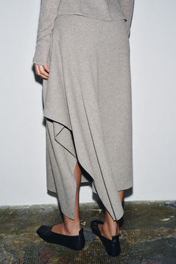 ASYMMETRIC MIDI SKIRT - Zara фото 3