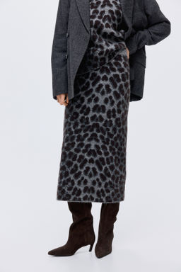 Falda en punto jacquard - H&m фото 6