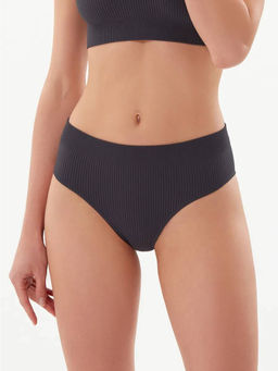 TEKSA WHB 001 Трусы женские высокая талия graphite