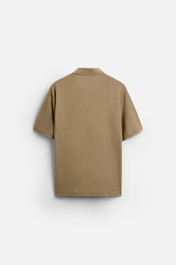 VERTICAL TEXTURED POLO SHIRT - Zara фото 35