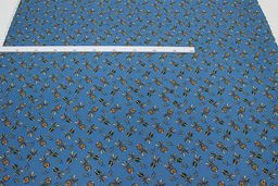 Штапель Ямина цв.насыщенный петроль, СОРТ2, ш.1.45м, вискоза-100%, 100гр/м.кв - Купава фото 10