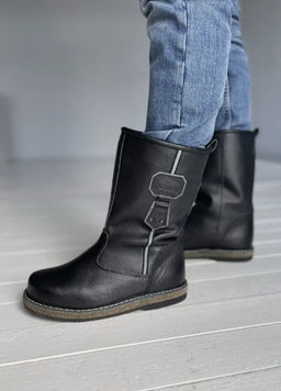 Сапоги мужские Сибирь, черные, войлочная подошва - Мирунт фото 11