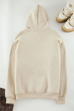 TRENDYOL MAN Haki Oversize/Genis Kesim Nak?sl? Ici Polarl? Kapusonlu Sweatshirt TMNAW25SW00016 - Trendyolmilla фото 8