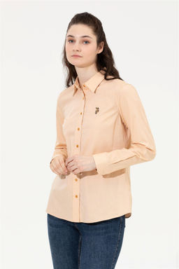 Рубашка женская шафрановая Uzunkol Basic - U.s. polo assn фото 7