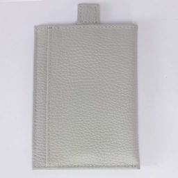 Обложка/футляр для паспорта Croco-П-408 натуральная кожа 1отд, 3карм, серый флотер (265) 239838  фото 2