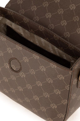 Женская коричневая сумка через плечо Неожиданная скидка в корзине - U.s. polo assn фото 7