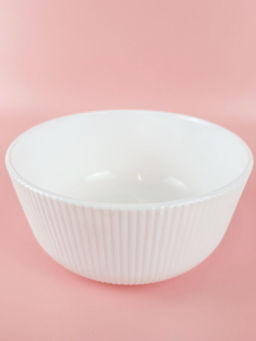 Цена за 2 шт. Салатник Lavenir HoReCa "Stripes" 850 мл, 15 см, 6" OUSTW-60 WHITE стеклокерамика 106340