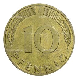 Монета 10 пфеннигов 1992 года А Германия