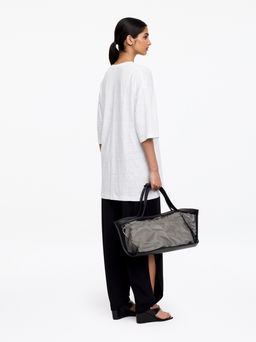 Camiseta de lino oversized - H&m фото 3