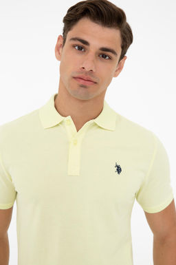 Мужская базовая футболка цвета морской волны с воротником-поло Неожиданная скидка в корзине - U.s. polo assn фото 2