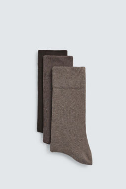 3-PACK OF TEXTURED SOCKS - Zara фото 2