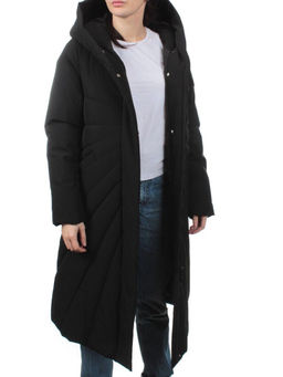 H265 BLACK Пальто зимнее облегченное женское (150 гр. холлофайбер)