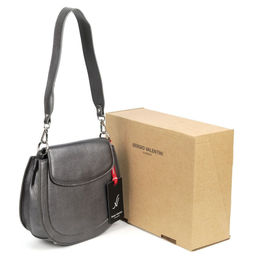 Женская кожаная сумка Sergio Valentini SV-768 Ган Колор фото 4