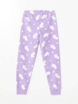 Beli Lastikli Polar K?z ?ocuk Pijama Alt