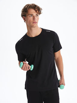 DRY-TECH Bisiklet Yaka K?sa Kollu Erkek Ti??rt - Waikiki фото 4