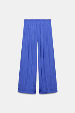 PANTAL?N FLUIDO PALAZZO / Azul el?ctrico