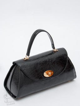 Сумка женская кожаная 1043L black Polina&Eiterou