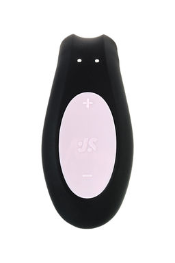 Многофункциональный стимулятор для пар Satisfyer Partner Double Joy, силикон, чёрный, 18 см. фото 4