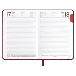 Ежедневник датированный 2024 ESCALADA, А6+, 176 л., арт. 63788/ 20 САРИФ БОРДОВЫЙ  фото 10