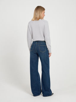 Женские Джинсы Утепленные WIDE LEG - Mossmore фото 5