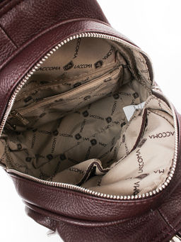 LACCOMA рюкзак Кэрри-Y2005-бордовый эко кожа хлопок фото 5