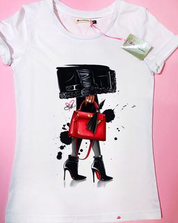 Эксклюзивная футболка Yana Pletneva упаковка плотный Zip пакет!