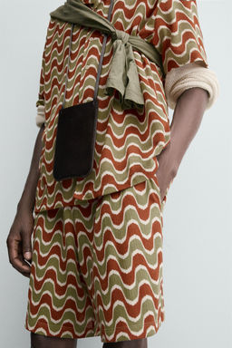 GEOMETRIC JACQUARD SHIRT - Zara фото 5