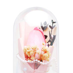 Светильник "Тюльпан" в коробке (розовый) в пакете