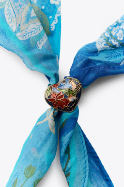 HEART DETAIL PRINTED BANDANA - Zara фото 3