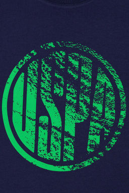 Детская темно-синяя футболка с круглым вырезом Неожиданная скидка в корзине - U.s. polo assn фото 6