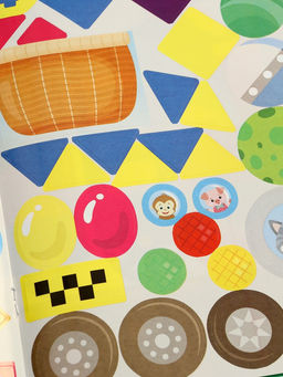 Цена за 3 шт. Книжка с наклейками "Едем, летим, плывём", 16 стр