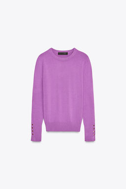 BASIC PLAIN KNIT SWEATER - Zara фото 6