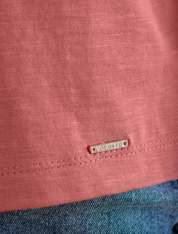 Футболка из фактурного полотна из 100% хлопка